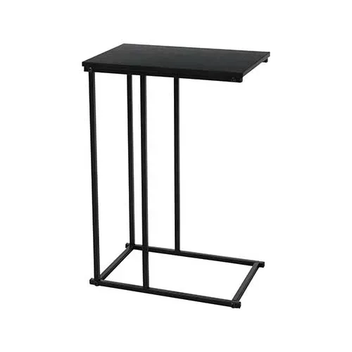 H&S Collection banktafel - zwart - metaal - 40 x 26 x 58 cm - Bijzettafels